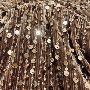 Rose Gold sequin dress